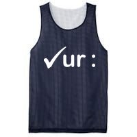 Check Your Colon Cancer Awareness Mesh Reversible Basketball Jersey Tank