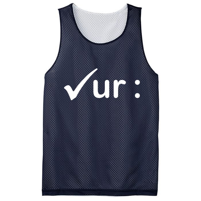 Check Your Colon Cancer Awareness Mesh Reversible Basketball Jersey Tank