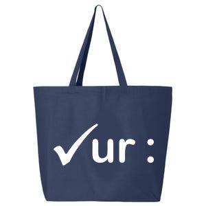 Check Your Colon Cancer Awareness 25L Jumbo Tote