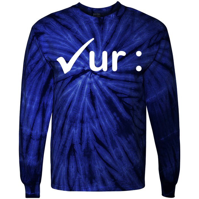 Check Your Colon Cancer Awareness Tie-Dye Long Sleeve Shirt