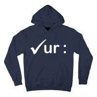 Check Your Colon Cancer Awareness Tall Hoodie