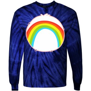 Cheer Bear Halloween Costume Tie-Dye Long Sleeve Shirt