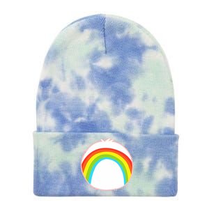 Cheer Bear Halloween Costume Tie Dye 12in Knit Beanie