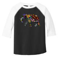 Cheerful Elephant Toddler Fine Jersey T-Shirt