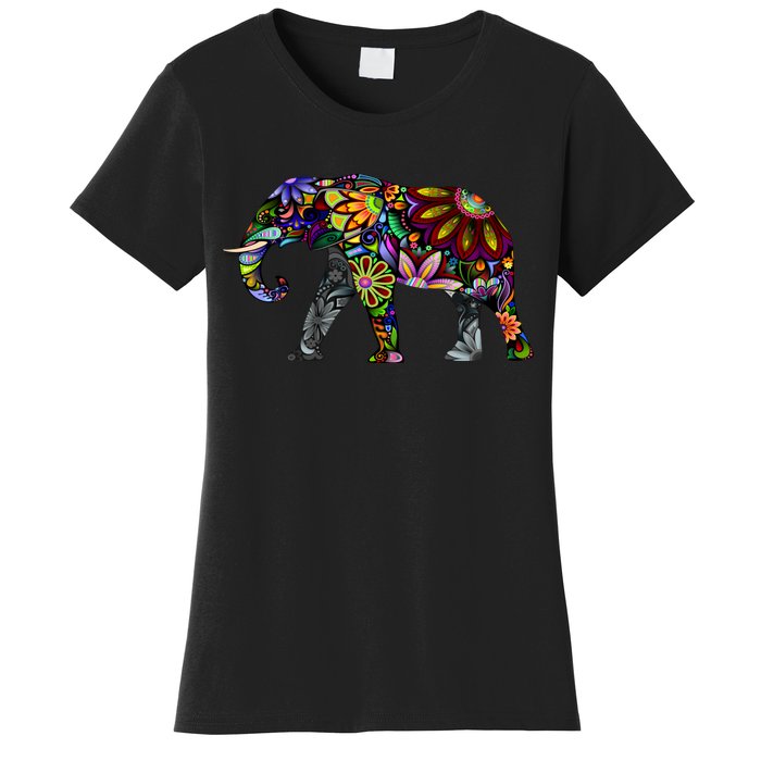 Cheerful Elephant Women's T-Shirt