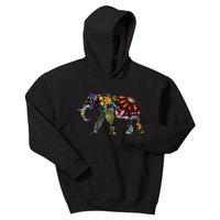 Cheerful Elephant Kids Hoodie