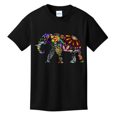 Cheerful Elephant Kids T-Shirt