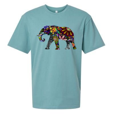 Cheerful Elephant Sueded Cloud Jersey T-Shirt