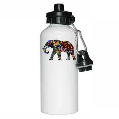 Cheerful Elephant Aluminum Water Bottle