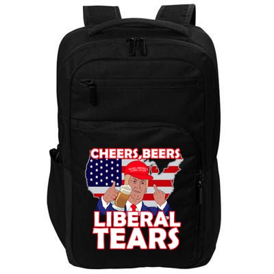 Cheers Beers Liberal Tears Pro Trump Impact Tech Backpack