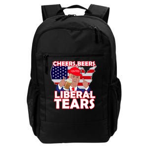 Cheers Beers Liberal Tears Pro Trump Daily Commute Backpack