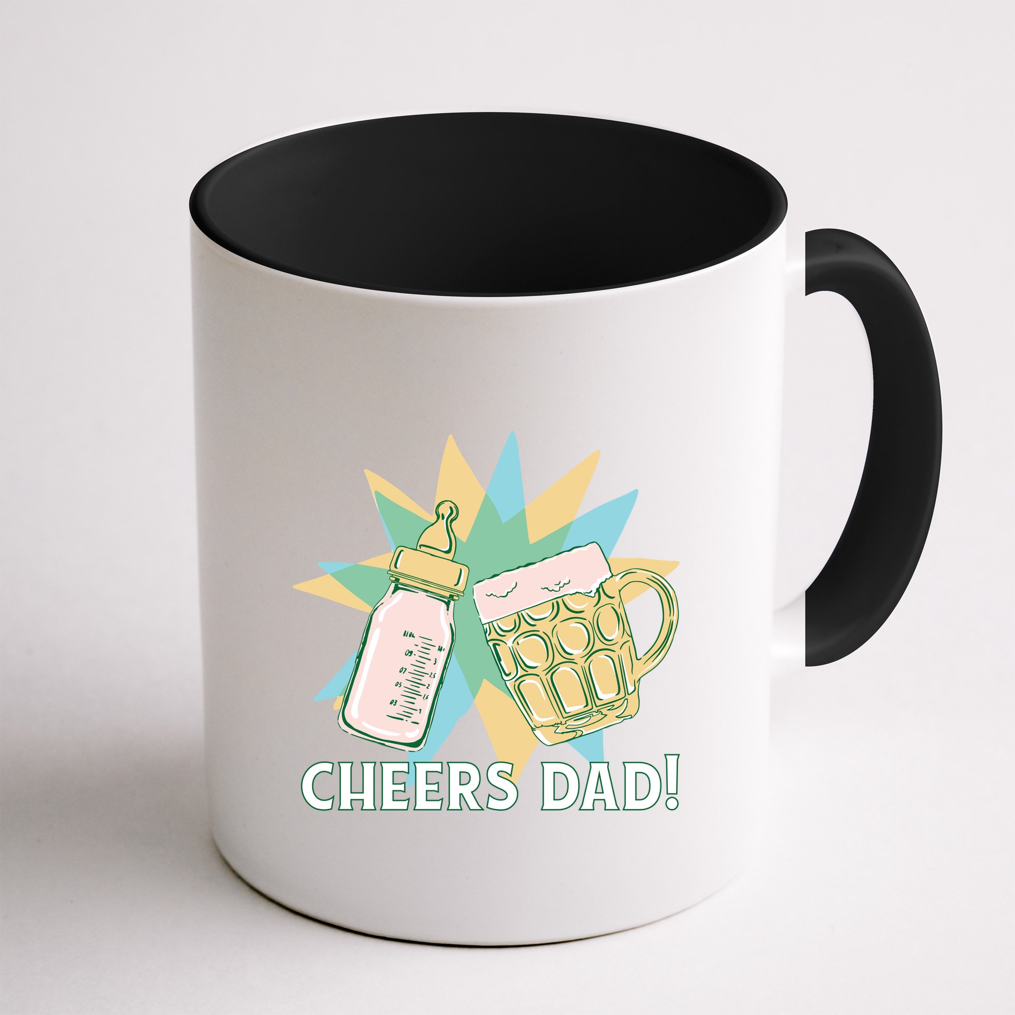 Cheers Dad Bottle And Beer Mug