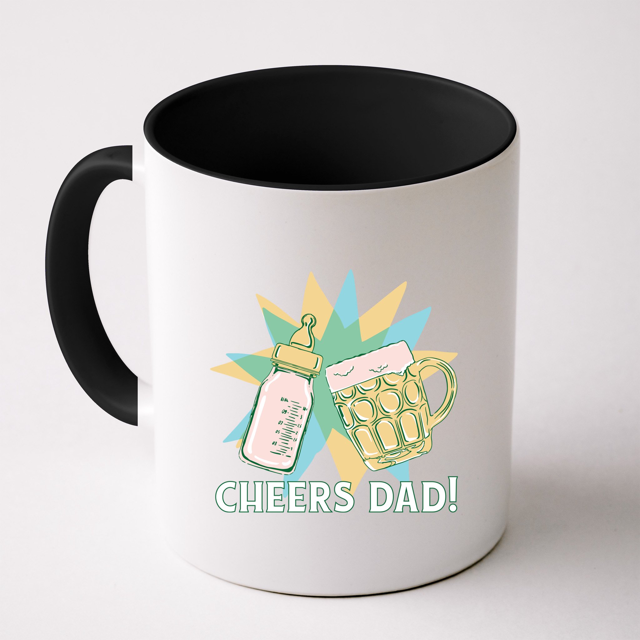 Cheers Dad Bottle And Beer Mug