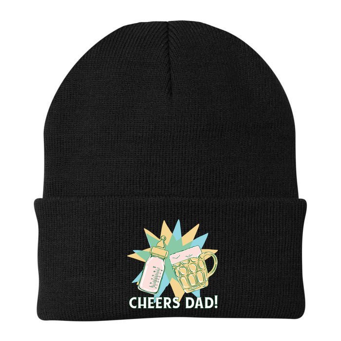 Cheers Dad Bottle And Beer Beanie