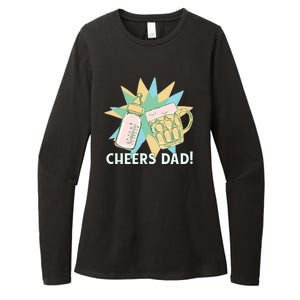 Cheers Dad Bottle And Beer Womens CVC Long Sleeve Shirt