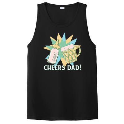 Cheers Dad Bottle And Beer PosiCharge Competitor Tank