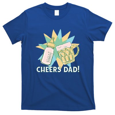 Cheers Dad Bottle And Beer T-Shirt