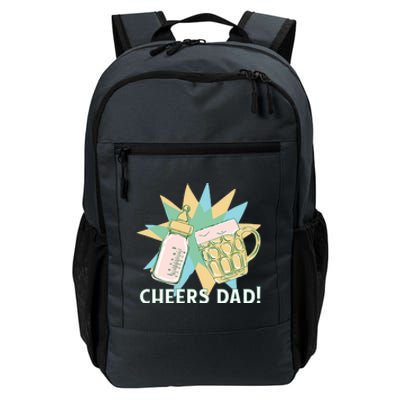 Cheers Dad Bottle And Beer Daily Commute Backpack