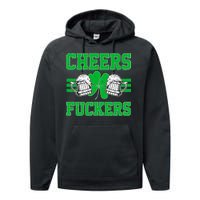 Cheers Fuckers Performance Fleece Hoodie