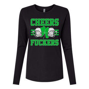 Cheers Fuckers Womens Cotton Relaxed Long Sleeve T-Shirt