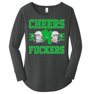 Cheers Fuckers Women's Perfect Tri Tunic Long Sleeve Shirt