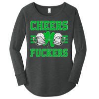 Cheers Fuckers Women's Perfect Tri Tunic Long Sleeve Shirt