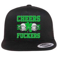 Cheers Fuckers Flat Bill Trucker Hat