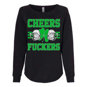 Cheers Fuckers Womens California Wash Sweatshirt