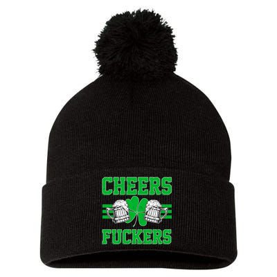 Cheers Fuckers Pom Pom 12in Knit Beanie