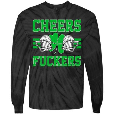 Cheers Fuckers Tie-Dye Long Sleeve Shirt