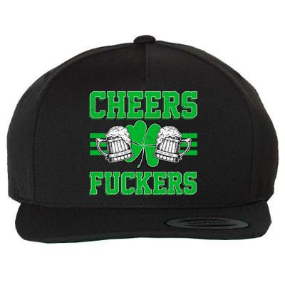 Cheers Fuckers Wool Snapback Cap