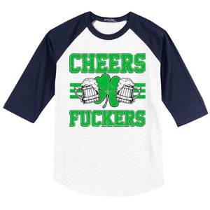 Cheers Fuckers Baseball Sleeve Shirt