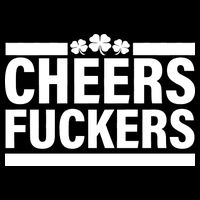 Cheers Fuckers Shamrock Doggie Tank