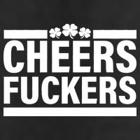 Cheers Fuckers Shamrock Adult Drive Performance Visor
