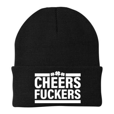 Cheers Fuckers Shamrock Beanie