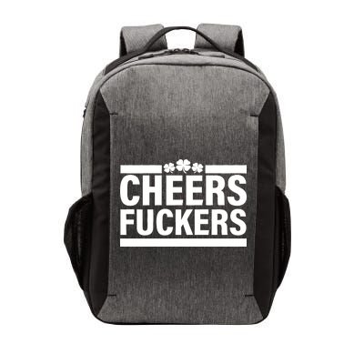 Cheers Fuckers Shamrock Vector Backpack