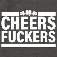 Cheers Fuckers Shamrock Vector Backpack