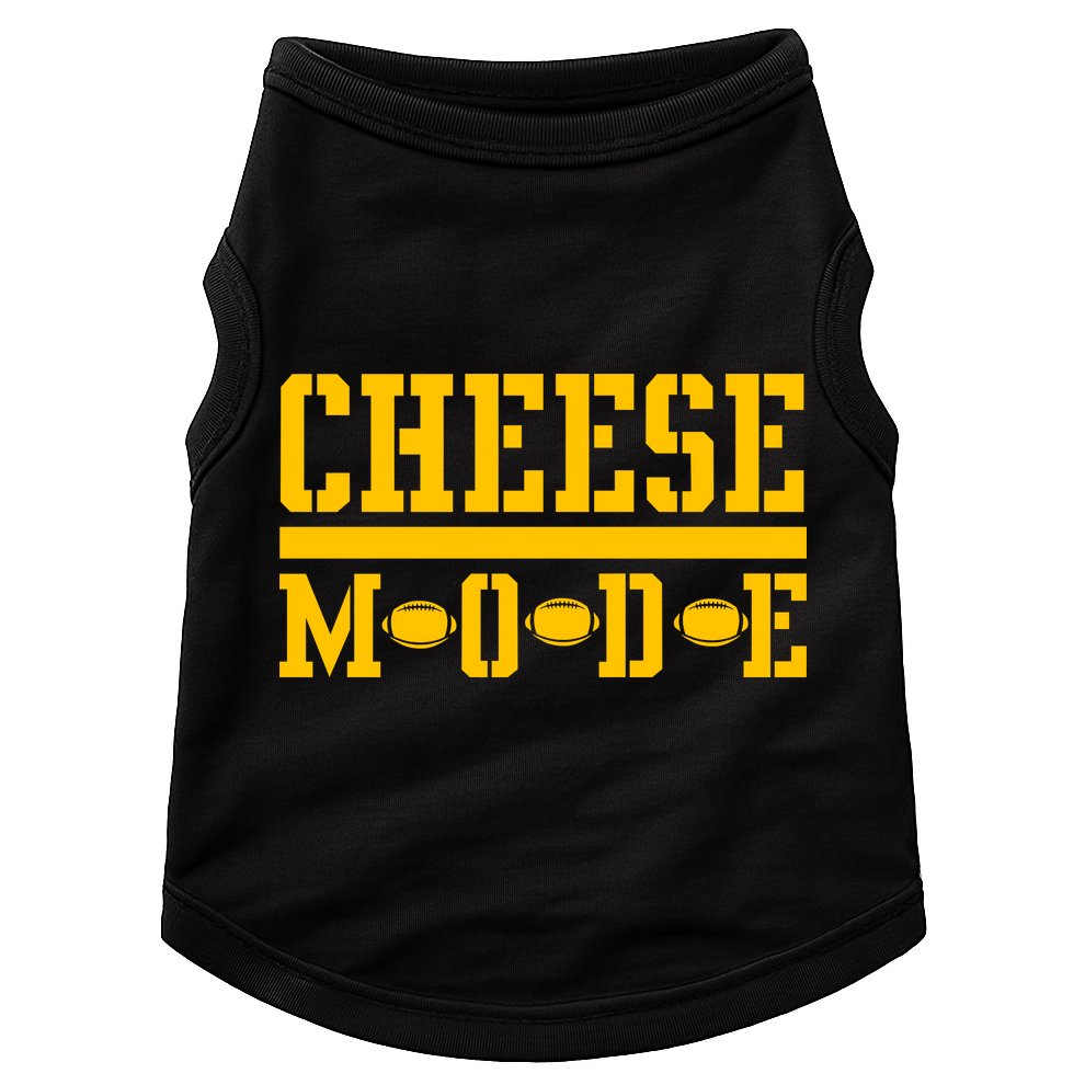 Cheese Mode Football Fan Doggie Tank