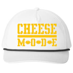 Cheese Mode Football Fan Snapback Five-Panel Rope Hat