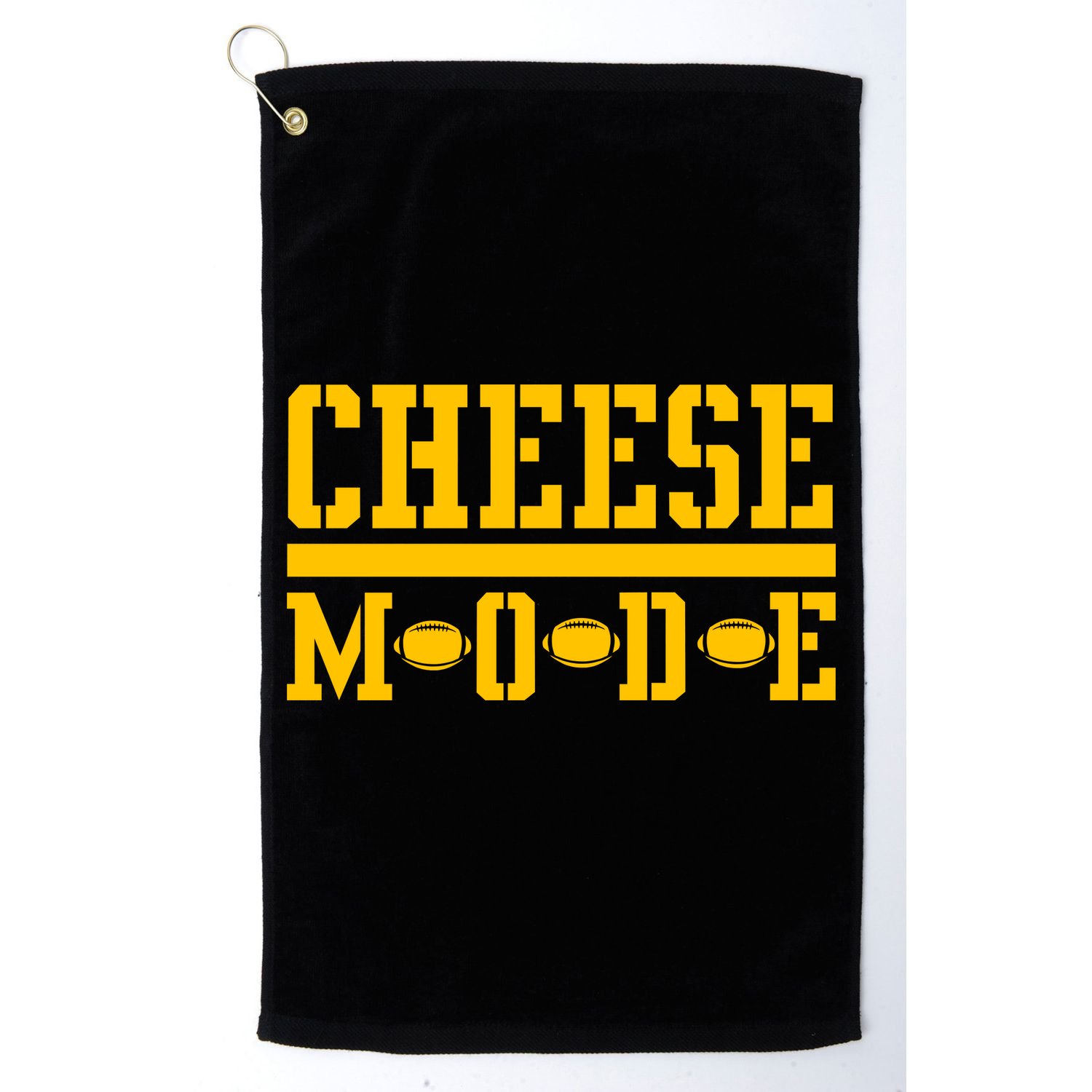 Cheese Mode Football Fan Golf Towel