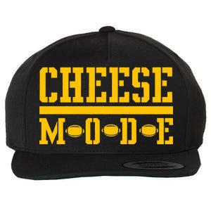 Cheese Mode Football Fan Wool Snapback Cap