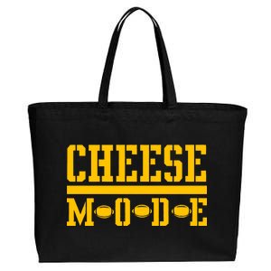 Cheese Mode Football Fan Cotton Canvas Jumbo Tote