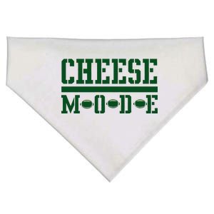 Cheese Mode Football Fan USA-Made Doggie Bandana