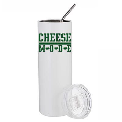 Cheese Mode Football Fan Stainless Steel Tumbler