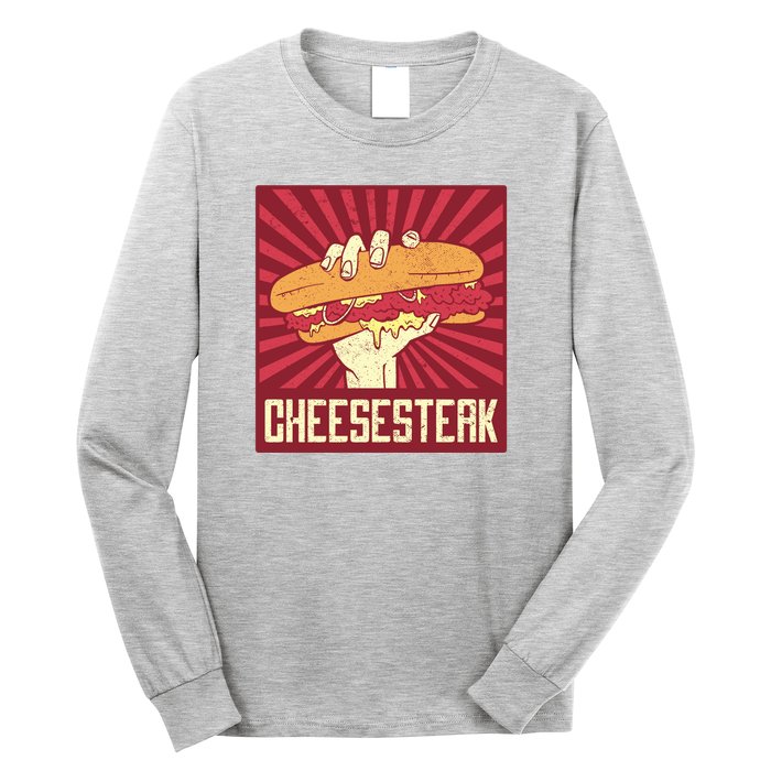 Cheesesteak Long Sleeve Shirt