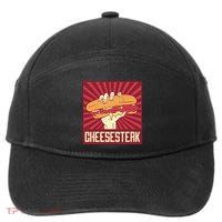 Cheesesteak 7-Panel Snapback Hat