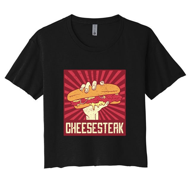 Cheesesteak Crop Top