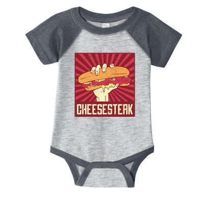 Cheesesteak Infant Baby Jersey Bodysuit