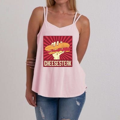 Cheesesteak Women's Strappy Tank