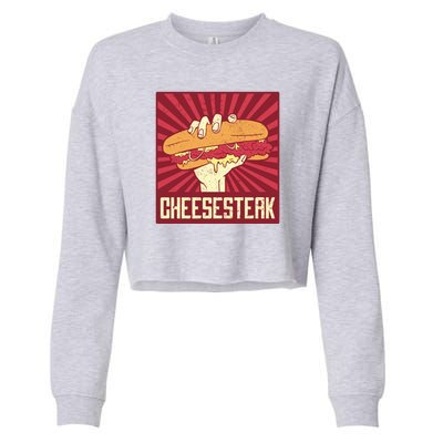 Cheesesteak Cropped Pullover Crew